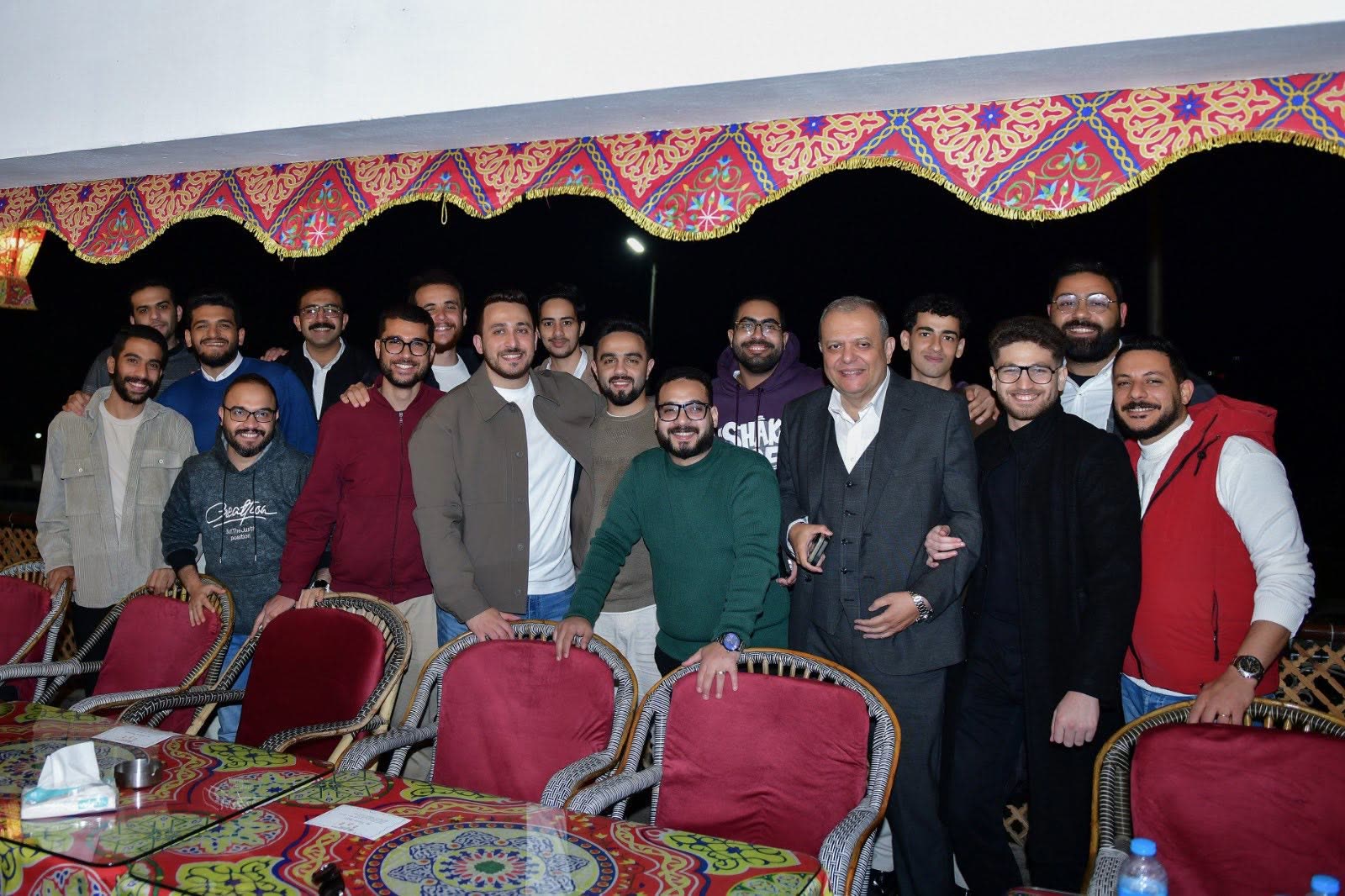 Colleagues gathered together at the SWH Ramadan company outing in 2025.